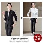 Black Suit Pants Shirt / S