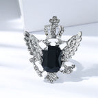 Silver Black Diamond Eagle