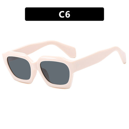 European and American 2024 New Polygonal Irregular Sunglasses Stylish Ins Trendy Modern Street Style Fashion Sunglasses
