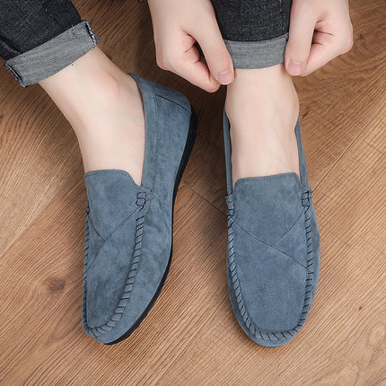 Summer Men's Shoes Casual Single-layer Shoes All-match Sports Slip-on Legs Low-top Driving Shoes Trendy Shoes Cross-border Men's Shoes