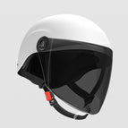 One size fits all / Autumn helmet frosted white + long mirror sun protection mirror