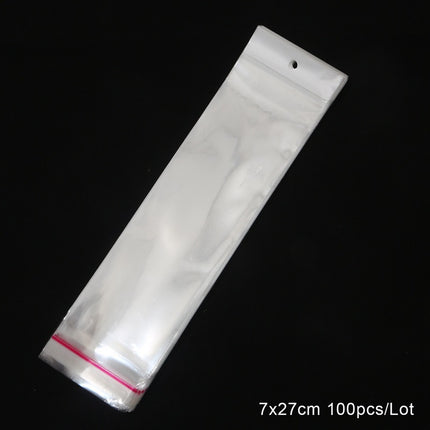 Wholesale Opp Bags Self-Adhesive Bags DIY Handmade Small Jewelry Packaging Bags Transparent Self-Sealing Plastic Bags