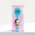 White hair with blue handle