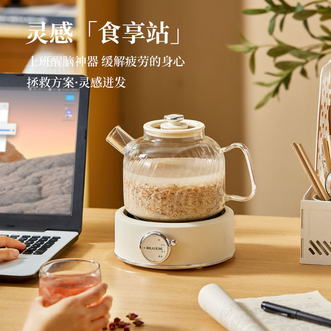 Health Pot Multi-functional Home Office Full Glass Flower Tea Pot Large Capacity Kettle Boiling Tea Pot Gift Box Gift