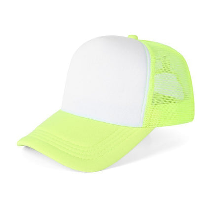 Amazon's Hottest Customized Sponge Mesh Cap for Men and Women Travel Advertising Double Solid Color Baseball Manufacturer Wholesale Buttoned Style