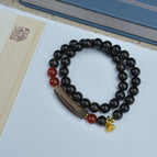 Shen guibao 8mm double circle ball half bracelet style