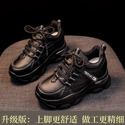 Women's Dad Sneakers with Hidden Height Increase, New Autumn Style, Thick-Soled, Versatile, Slimming, Casual Sports Shoes, Professional Shoes