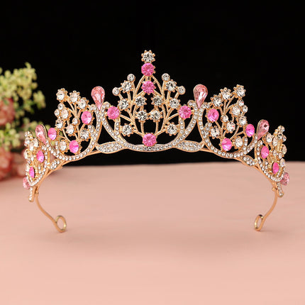 Bridal Crown Headwear 2024 Eighteen Years Old Adult Ceremony Princess Best Friend Gift Birthday Internet Celebrating Rhinestone Crown