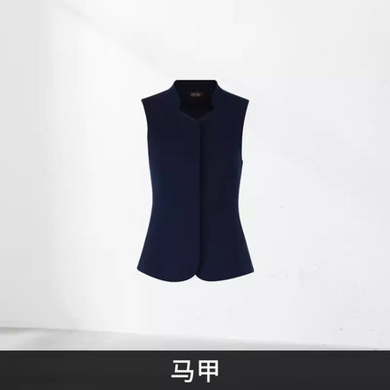 Chinese retro professional suit women's suit formal wear Hotel manager Front desk reception sales department jewelry shop overalls