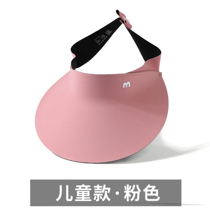 Big-brimmed Hat Empty-top Women's Sunscreen Hat Summer Face-shading Unmarked Sun Hat UV-proof Hat Outdoor Cycling