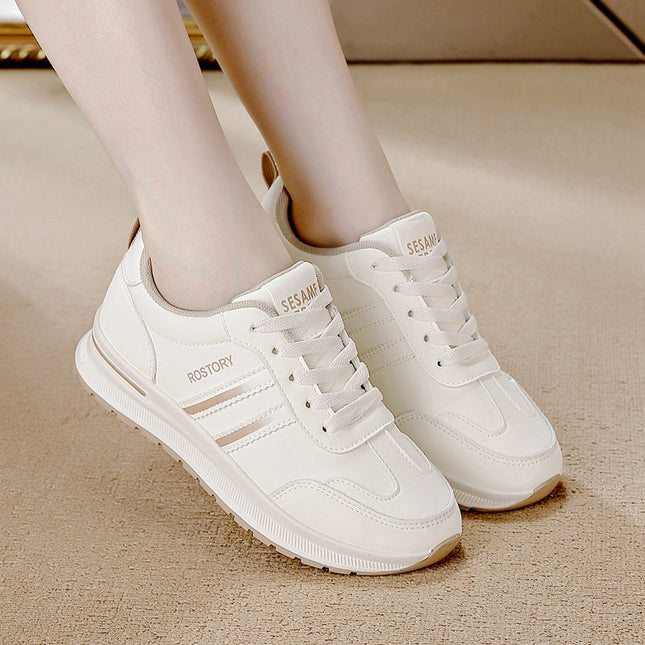 Casual Korean Style New Dad Shoes for Women 2025 Spring and Autum Moral Training Shoes Retro Student Running Sports Leisure Street Shooting