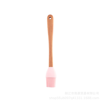 Silicone Large Scraper Special Wooden Handle Baking Silicone Kitchen Tool Cake Homemade Handmade Dessert