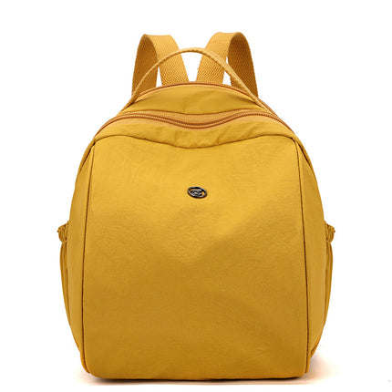 Cross-border Women's Backpack 2025 Spring New Leisure Travel Backpack Lightweight Simple Nylon Portable Student Bag