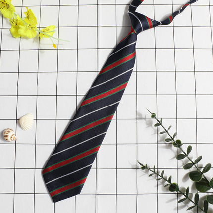JK Small Tie Women's College Style Lazy Japanese Style Plaid Uniform Shirt Tie Student ins Men's and Women's Short Free Tie