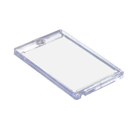 35Pt Shell Card Holder Acrylic Strong Magnetic Card Holder Stand Small Card Protective Cover Album Storage Id Card Meal Card