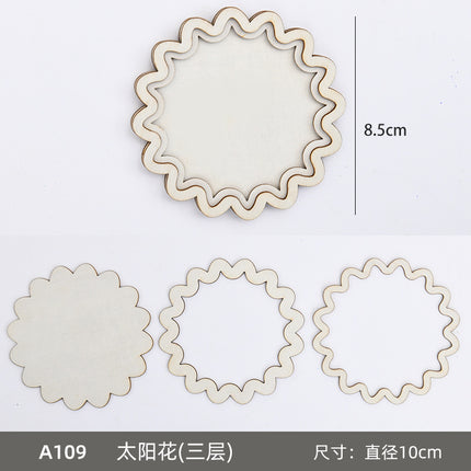Handmade Bamboo DIY Fridge Magnet Wooden Frame Material Kit New Year's Day Parent-Child Handicraft Activity Cultural and Creative Salon Team Building Gift