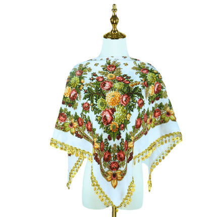Amazon Cross-border New Gorgeous Golden Sequins Advanced Scarf Double-sided Warm Windproof Multifunctional Triangle Towel