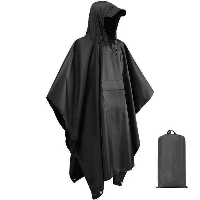 Source manufacturers Tianmu multi-functional three-in-one outdoor hiking camping multi-purpose foreign trade cape poncho
