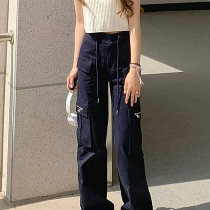 New Loose Casual Pants for Men, Korean Style Trendy Versatile Pants, Summer Drapey Wide-Leg Floor-Length Trousers
