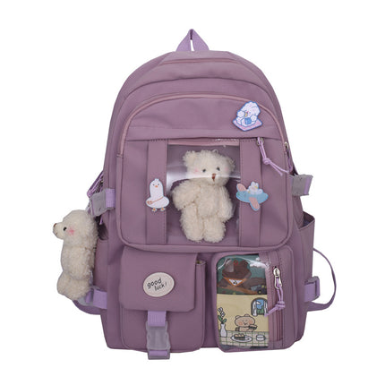 Japanese-Style Ins Anime Convention Large-Capacity Casual Girl Backpack Student School Bag