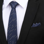 8cm blue meteor zipper + pocket towel