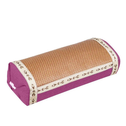 Mugwort Cervical Spine Pillow Bamboo Leaf Pure Cotton Triangular Cervical Spine Pillow Teacher's Day Pillow Gift Box Multifunctional Mugwort Pillow