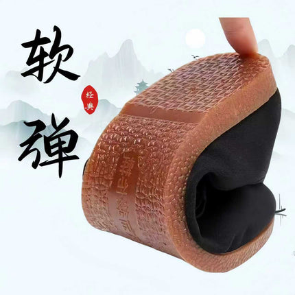 Old Beijing Cloth Shoes, Traditional Chinese Round-Toe Casual Shoes, Breathable and Comfortable, Tbottomon Soft Soles, Non-Abrasive Cloth Shoes for Men