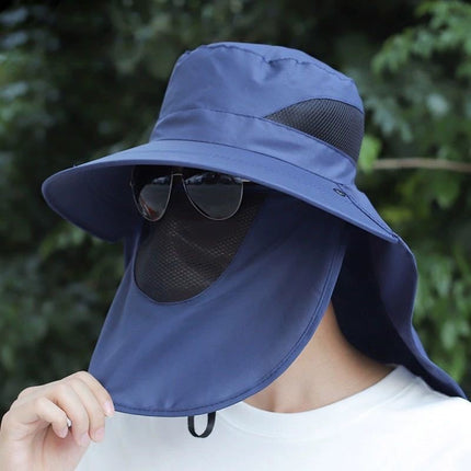 Fishing hat men's sun protection sun hat mountaineering hat men's summer UV protection sun hat summer fisherman hat