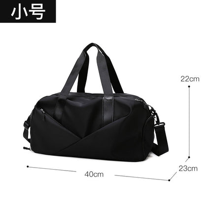 Fitness Bag Women's Portable Large Capacity Dry and Wet Separation Yoga Sports Bag Fashionable Oxford Cloth Luggage Bag Printable logo