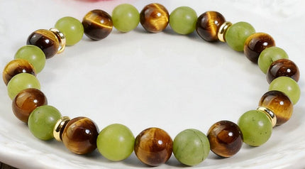 Amazon New Frosted Black Beaded Bracelet Tiger Eye Small Cross Pendant Bracelet Obsidian Cross Bracelet
