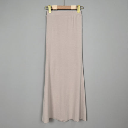 South Korea Dongdaemun women's new tight large figure elegant sexy high waist sheath fishtail skirt long skirt