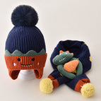 Navy blue ear protection / Single cap