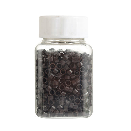 4.5x 2.7x 3.0 hair ring aluminum hair buckle aluminum wig ring hair buckle tool 1000 tablets a bottle