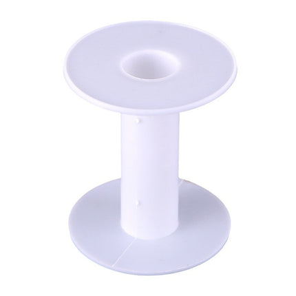 Transparent round I-shaped bobbin bobbin wool fishing line storage cylinder plastic empty coil winding barrel pipe