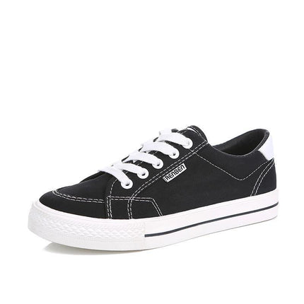 RB7567 Canvas Shoes Men's 2025 Spring and Autumn Korean Style Casual Cloth Shoes Student Breathable Classic Low-top Board Shoes for Lovers
