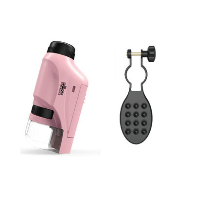 Children's portable microscope science experiment suit educational toys for primary school students junior high school boys and girls gifts