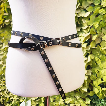 New Soft Leather Thin Belt Women's Summer Dress Shirt Fashion Decoration All-match Adjustable Long Belt