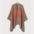Slit scarf-orange
