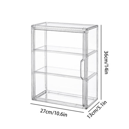 Which display rack transparent acrylic with lid dustproof storage blind box hand-held Lego display box bubble Mart