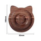 Black walnut cat head [approx. 76g] / 1.5cm thickness/1 piece