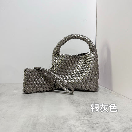 Woven PU Tote Bag / Sac Tressé PU