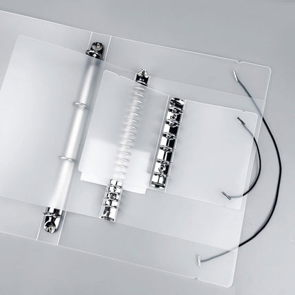 Pp Loose-Leaf Book Shell Information Folder Notebook A4B5A5A64/6/9 Hole Binder Information Book
