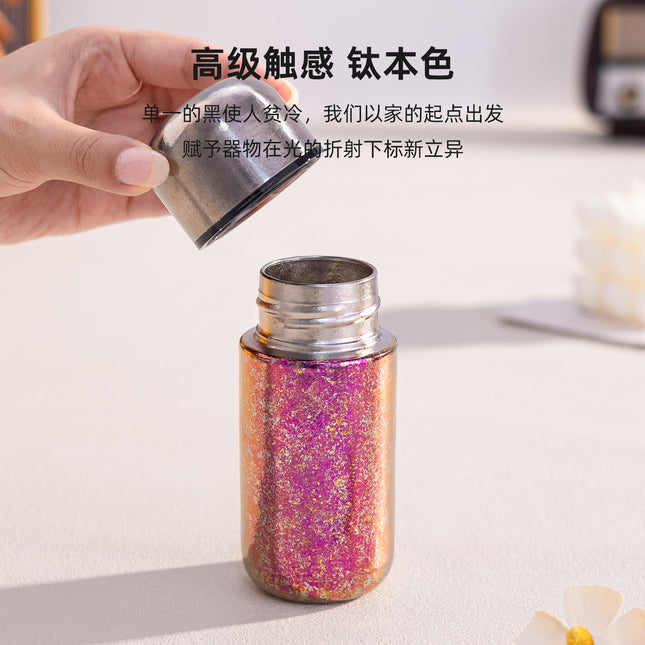 Capsule Bird's Nest Titanium Cup Women's Car Mini Insulated Cup Portable Compact 150ml Pocket Cup Pure Titanium Water Cup