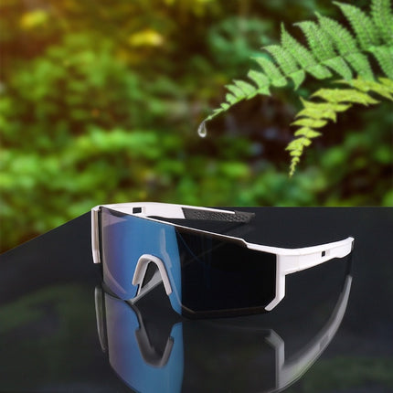 Korean Style Square Sunglasses for Men with Big Faces, Cycling Sunglasses for Women, Outdoor Sports Bicycles, Battery Car Windproof Glasses, Trendy