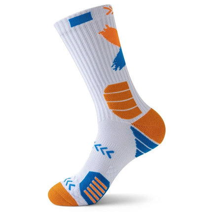 Professional Sports Socks Basketball Socks Men's Mid-tube High-top Towel Bottom Thick Zhuji American Running Socks