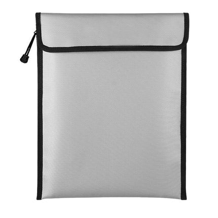 Factory Direct Sales High Temperature Resistant Fireproof Document Bag Silicone Fiberglass Household Commercial Safety Flame Retardant Storage Bag with Certification
