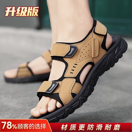 Sandals for Men 2025 New Summer Outdoor Wear-Resistant Driving Sandals Men's Outdoor Hiking and Wading Beach Shoes