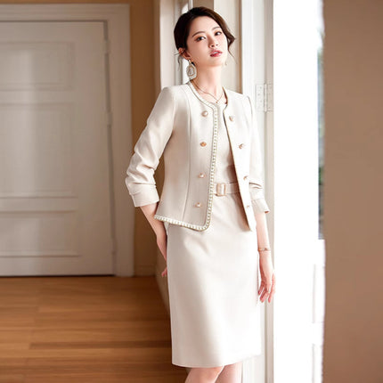 High-end professional suit female fashion temperament goddess fan formal wear formal wear manager jewelry store sales department overalls female