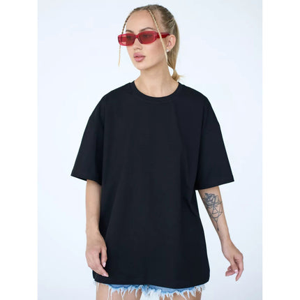 2025 New Summer Style 100% Cotton Short-Sleeved T-Shirt, Lazy Style, Fun and Trendyy Letter Print, Handsome Top Trend