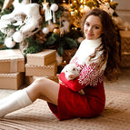 Red christmas women's clothing / S